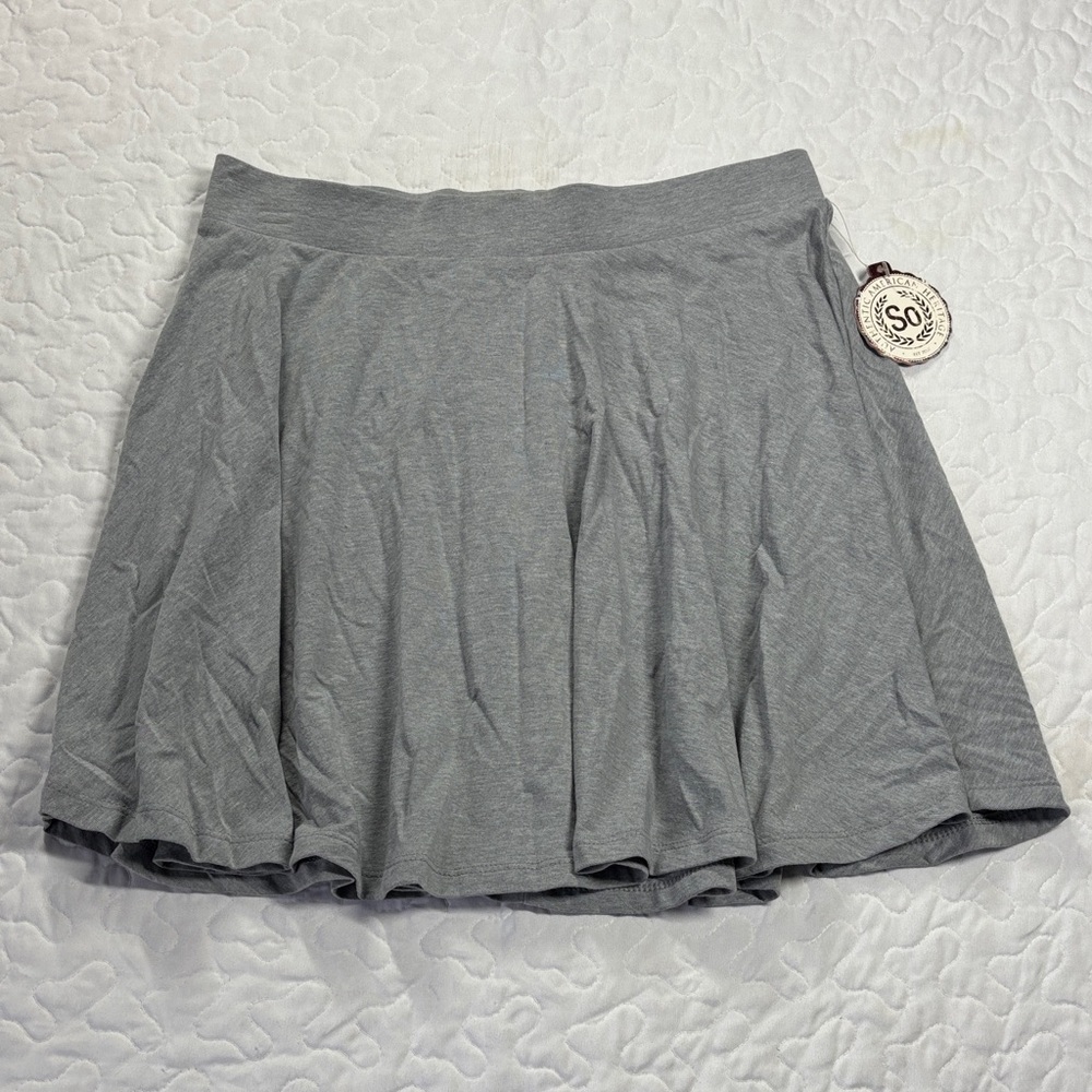 SO Women's Classic Gray Skater Skirt
